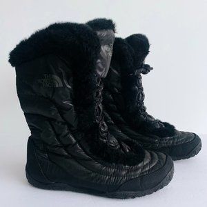 North Face Black Winter Boots, Size 9